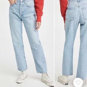 AGOLDE 90s mid rise loose straight leg